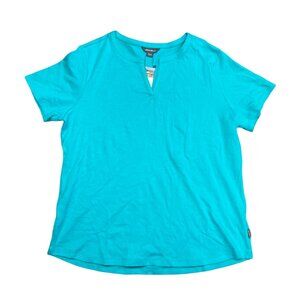 Eddie Bauer Women's Soft Easy‎ Fit Short Sleeve V Neck Tee